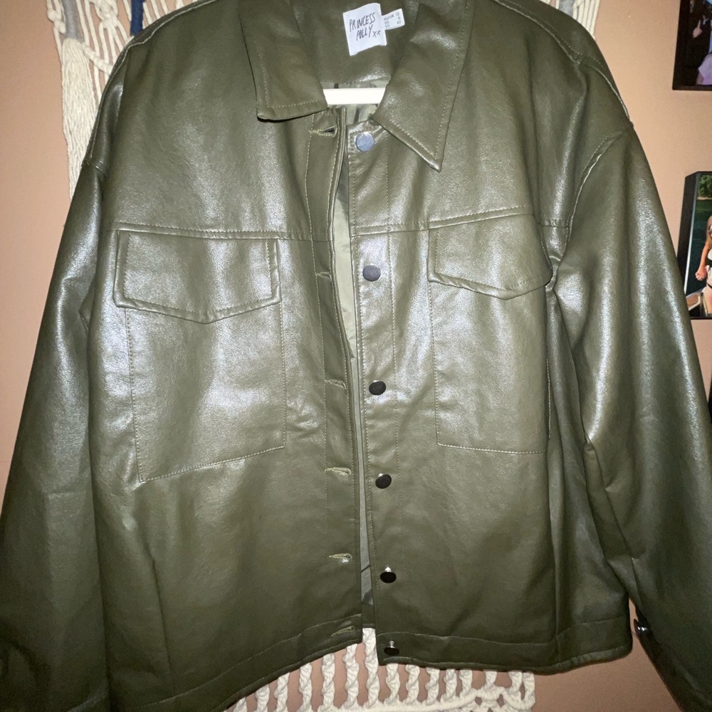Princess Polly Faux Leather Jacket